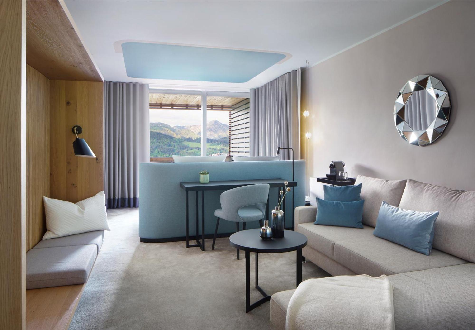 Das Tegernsee Ngoại thất bức ảnh A room at the Hotel de la Paix